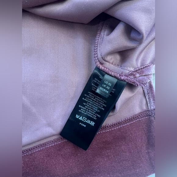 Anthropologie Krisha Velvet Mock Neck Top in Rose (pink) - Picture 11 of 11